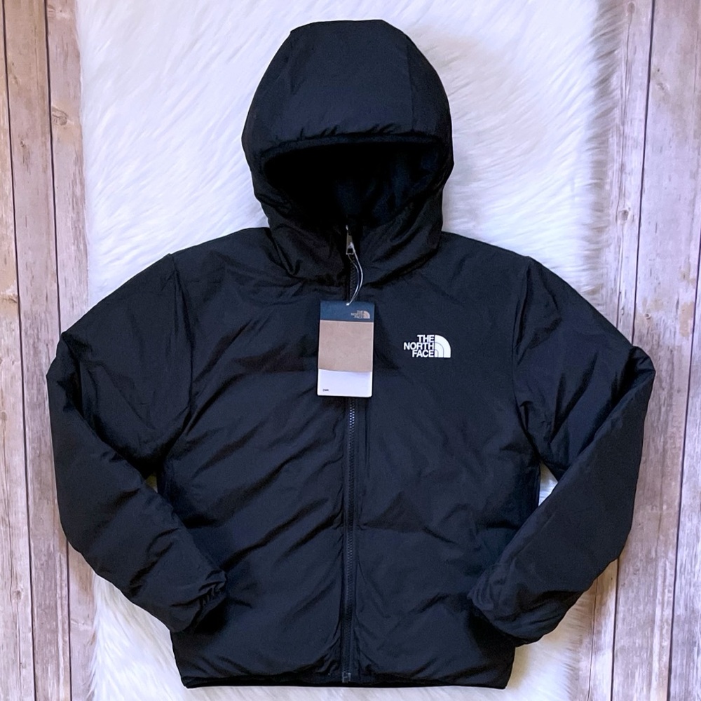 The North Face Boys’ Baltic Reversible Down Black Puffer Jacket - Picture 7 of 14